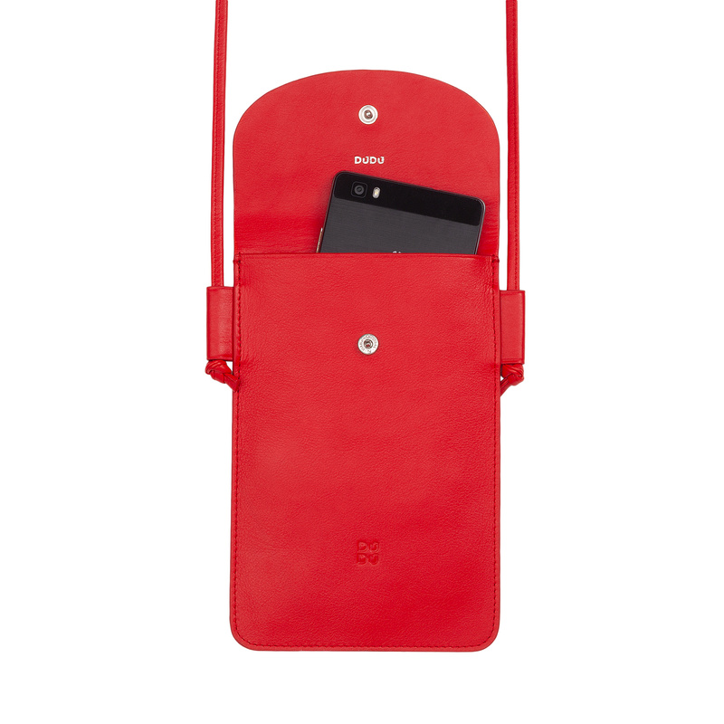 Skórzane etui na telefon mała listonoszka od DUDU
