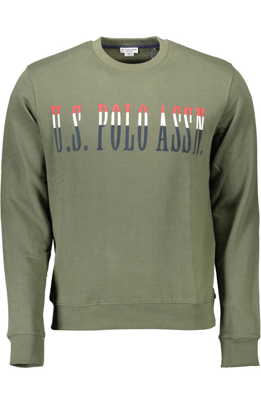 BLUZA POLO BEZ ZAMKA MĘSKA ZIELONA