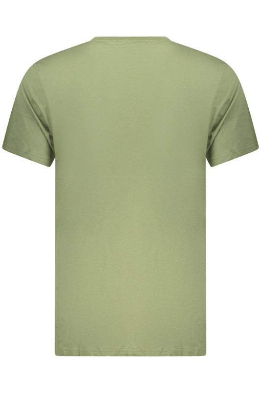 Męski T-shirt Cavalli Class z nadrukiem zielony