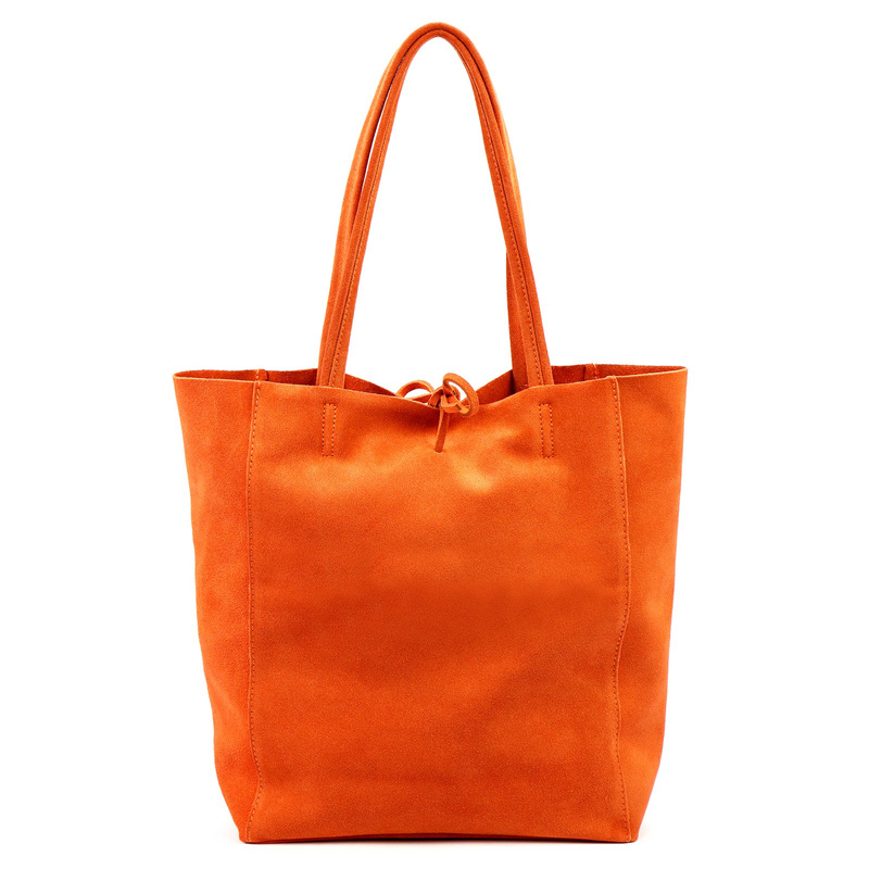 Patrizia damska shopperbag duża skóra naturalna zamszowa torebka na ramię