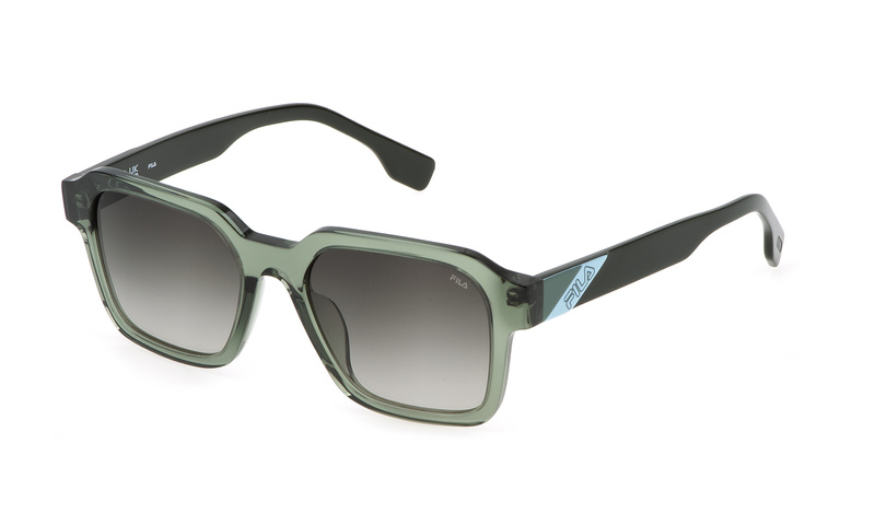 Okulary FILA SFI458-5206W5. Okulary przeciwsłoneczne, Kolor zielony. Unisex.