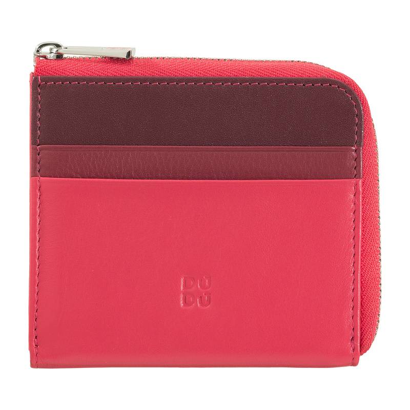 Skórzana kompaktowa portmonetka mała od DUDU