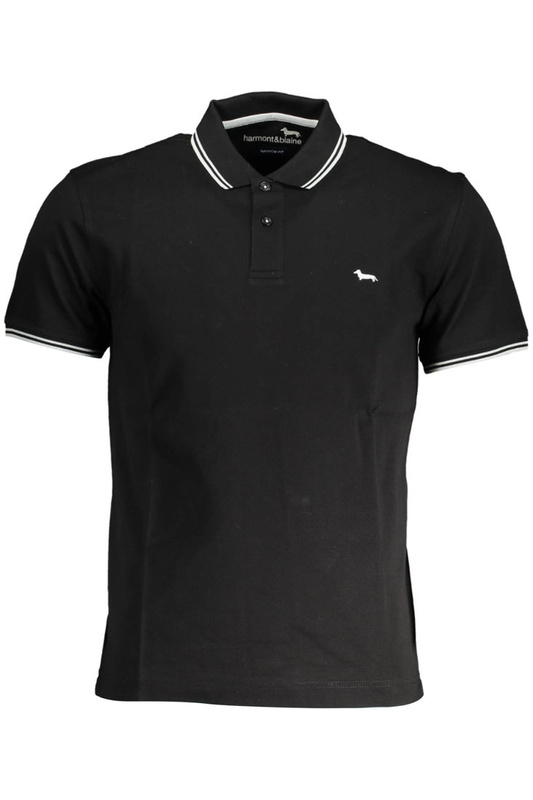 HARMONT & BLAINE POLO MĘSKIE Z KRÓTKIM RĘKAWEM POMARAŃCZOWE