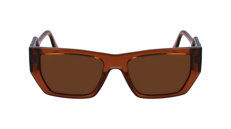 Okulary KARL LAGERFELD KL6123S541824. Okulary przeciwsłoneczne, Kolor brązowy. Unisex.