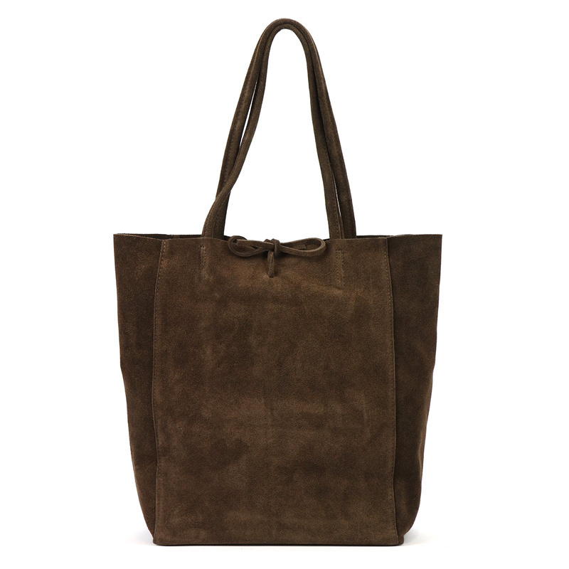 Patrizia damska shopperbag duża skóra naturalna zamszowa torebka na ramię