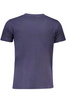 NIEBIESKI T-SHIRT MĘSKI Z KRÓTKIM RĘKAWEM Norway 1963