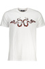 T-SHIRT MĘSKI Z KRÓTKIM RĘKAWEM KLASY CAVALLI BIAŁY