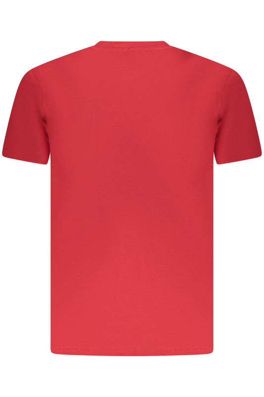 CZERWONA KOSZULKA MĘSKA Z KRÓTKIM RĘKAWEM US GRAND