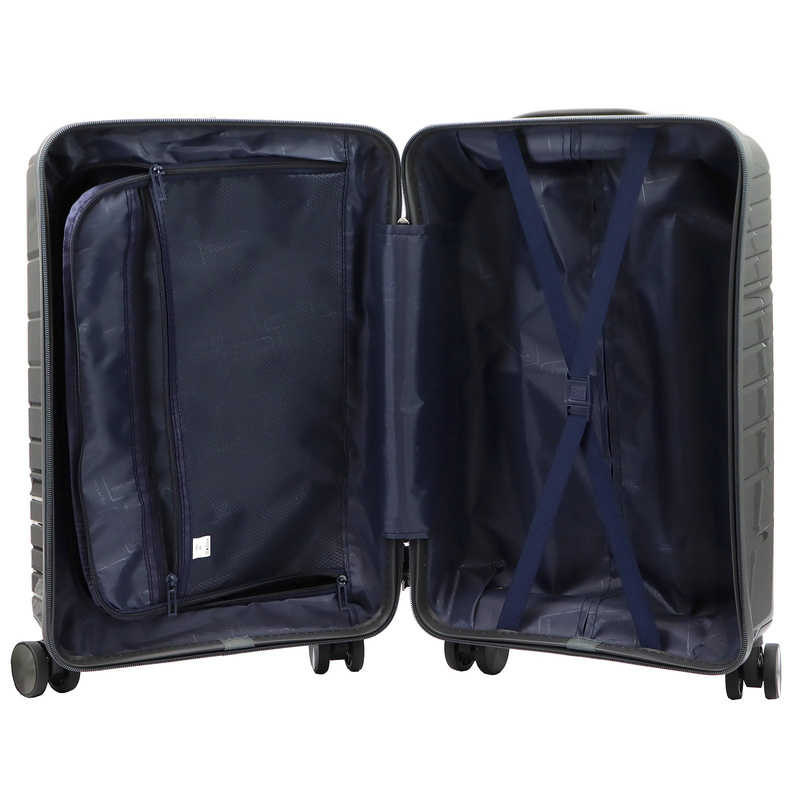 Pierre Cardin walizka na kółkach materiał ABS z zamkiem szyfrowym