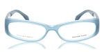 Okulary ALEXANDER MCQUEEN AMQ4150IQY. Okulary, Kolor niebieski. Kobieta.