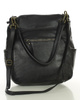 Wygodna torba damska na ramię skóra naturalna vera pelle - MARCO MAZZINI czarna