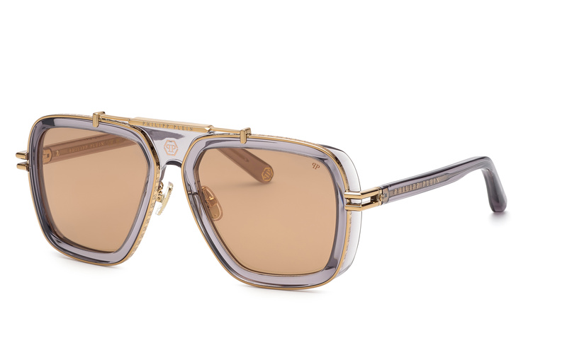 Okulary PHILIPP PLEIN SPP109M579MBX. Okulary przeciwsłoneczne, Kolor szary. Mężczyzna.