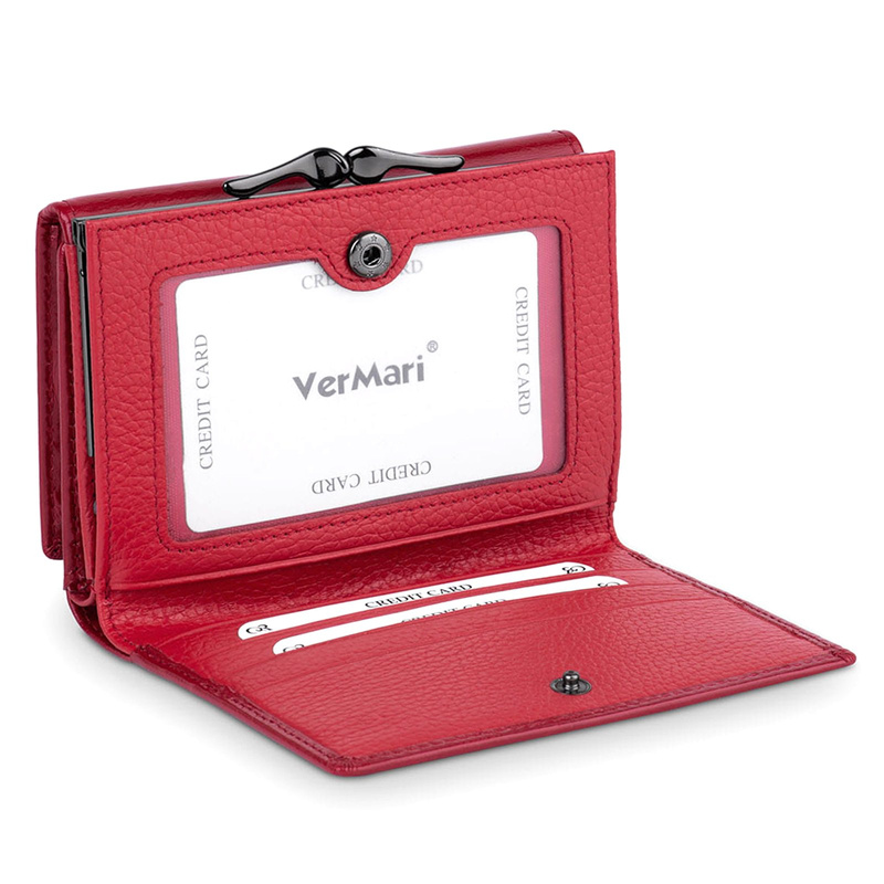 Skórzany damski portfel VerMari 47009-10202D-R