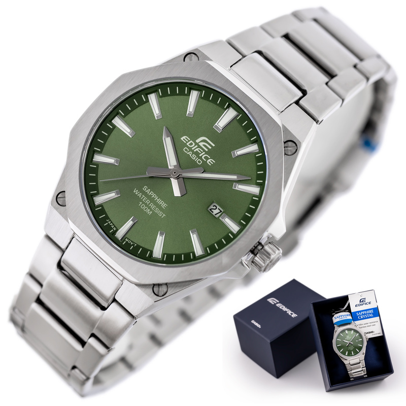 Zegarki marki Casio model EFR-S108D. Kolor Szary, Akcesoria Męskie. sezon: Cały rok