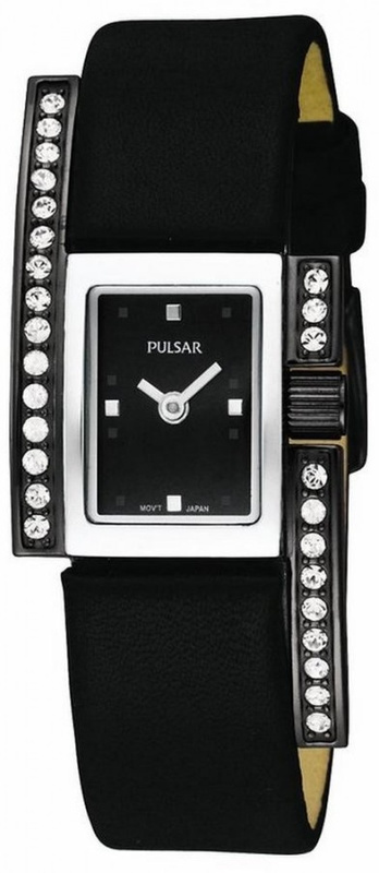 Zegarek PULSAR PEGD11X1. Kwarcowy, Kolor czarny. Kobieta.
