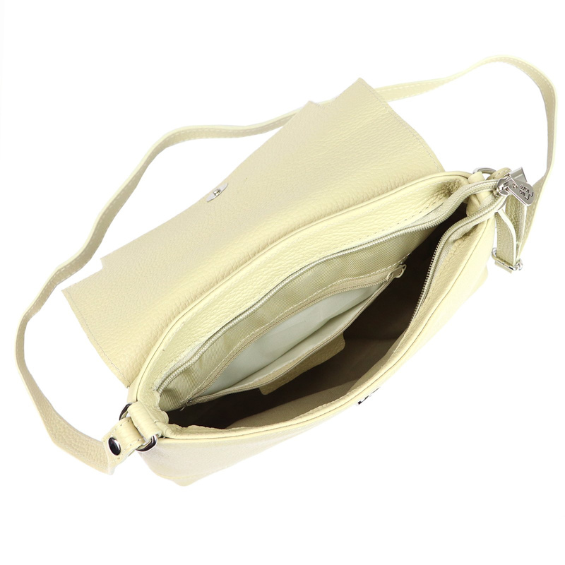 MiaMore damska listonoszka przez ramię skóra naturalna torebka z klapą