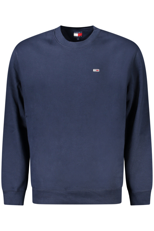 TOMMY HILFIGER M�SKA BLUZA Z ROZPINANYM NA ZAMEK NIEBIESKA