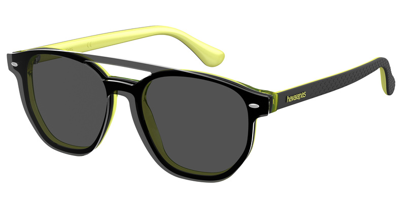 Okulary HAVAIANAS UBATUBACS71CI. Okulary przeciwsłoneczne, Kolor czarny żółty. Unisex.