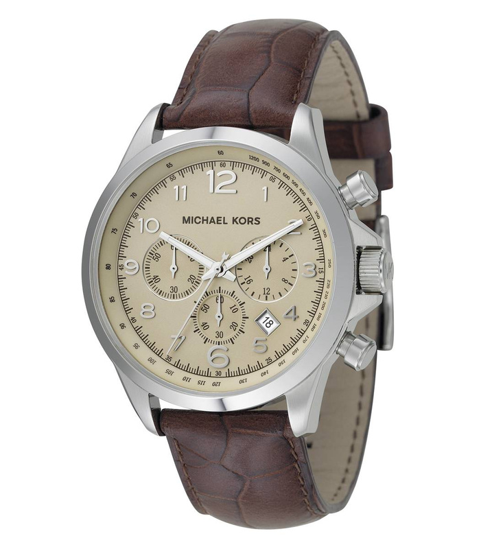 Zegarek MICHAEL KORS MK8115. Kwarcowy, Kolor beżowy. Mężczyzna.