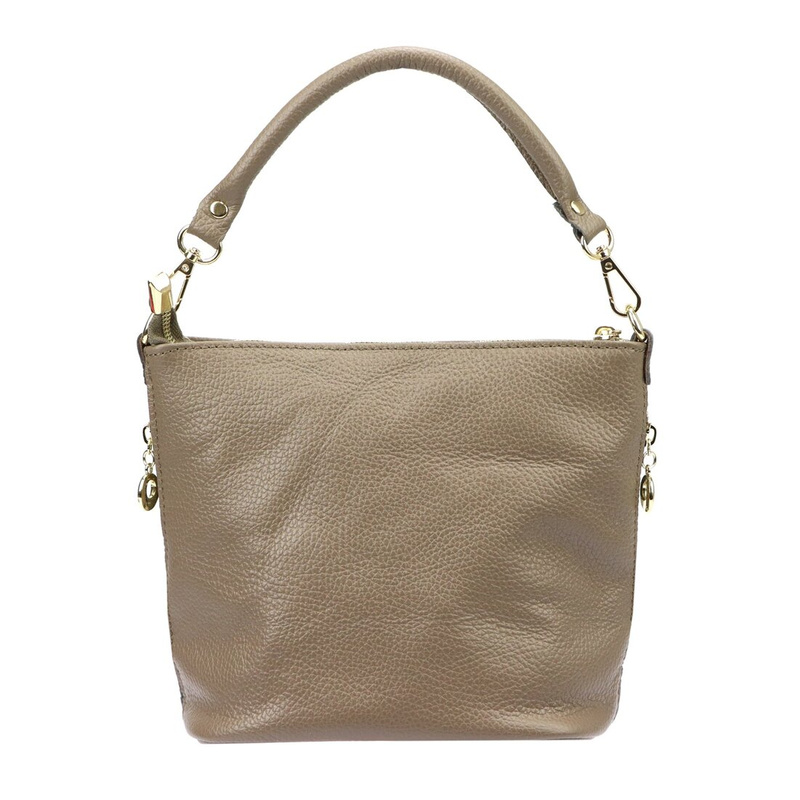 Patrizia damska torebka na ramię skóra naturalna torba z kieszenią