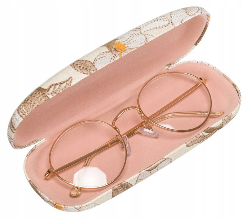 Eleganckie etui na okulary ze skóry eko 4U Cavaldi
