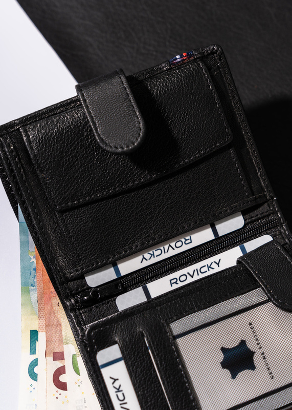 Skórzany męski portfel Wild N4-GV RFID
