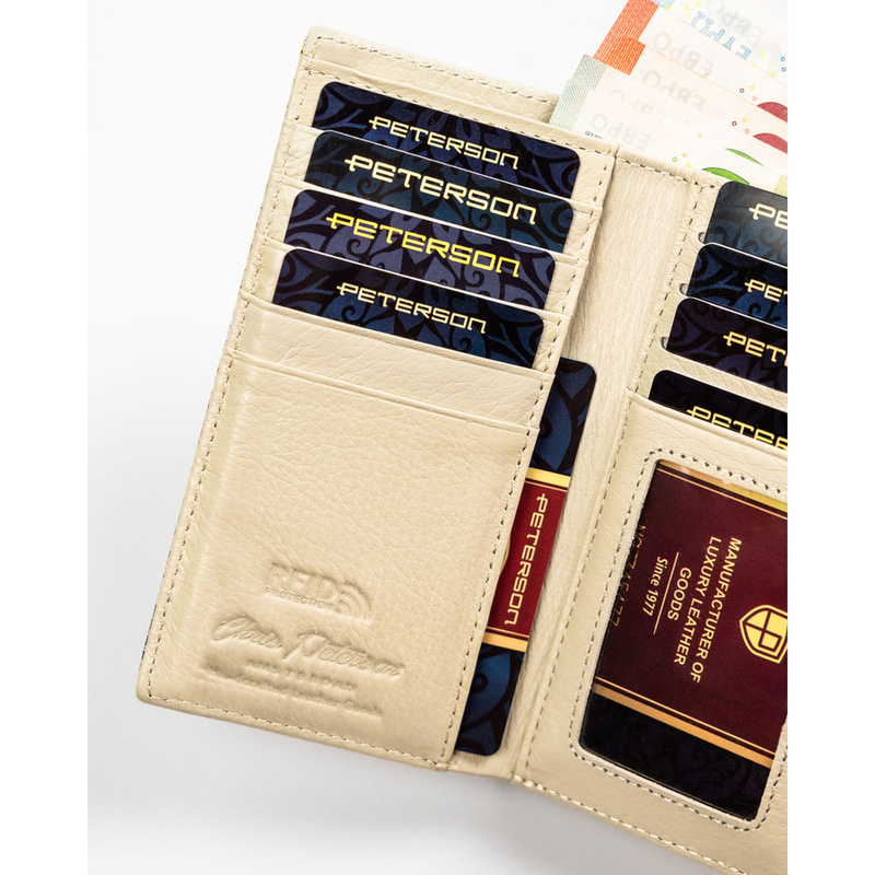 Skórzany damski portfel Peterson PTN 42108-SFL