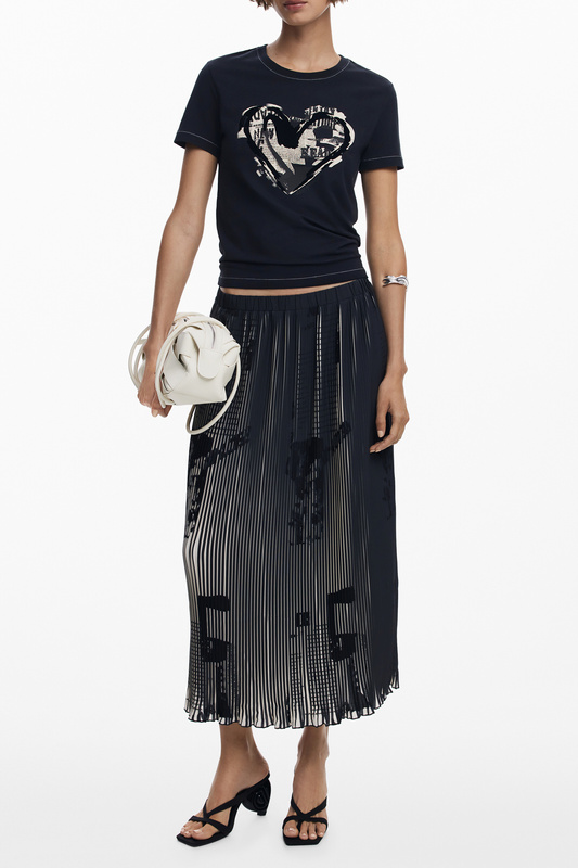 D�UGA SP�DNICA DAMSKA DESIGUAL CZARNA