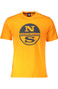 NORTH SAILS POMARAŃCZOWY T-SHIRT MĘSKI Z KRÓTKIM RĘKAWEM