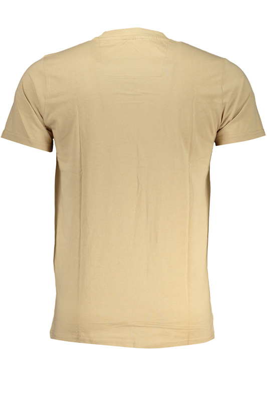 T-SHIRT MĘSKI Z KRÓTKIM RĘKAWEM KLASY CAVALLI BEŻOWY