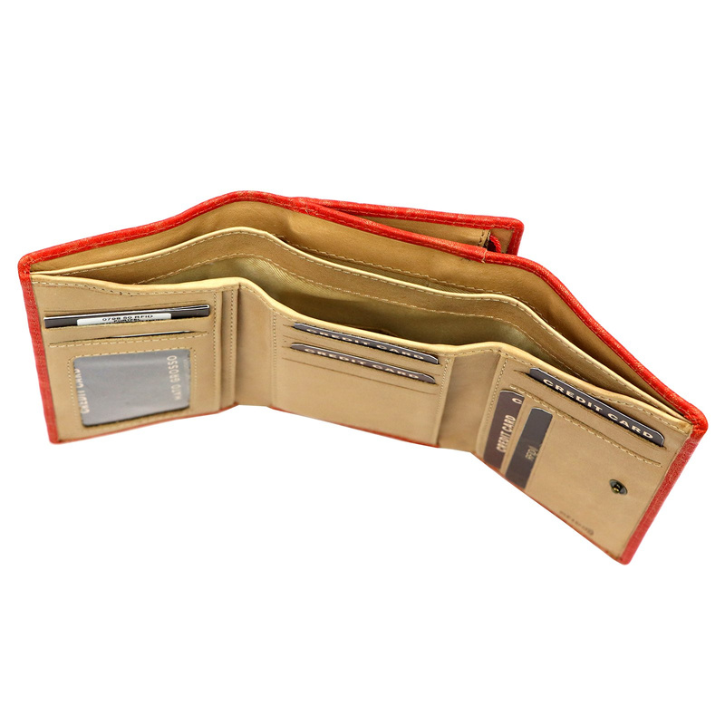 Mato Grosso portmonetka damska skóra naturalna pojemny portfel RFID