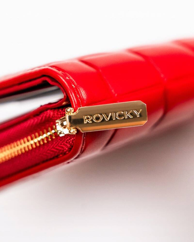 Damska kompaktowa pikowana portmonetka od Rovicky