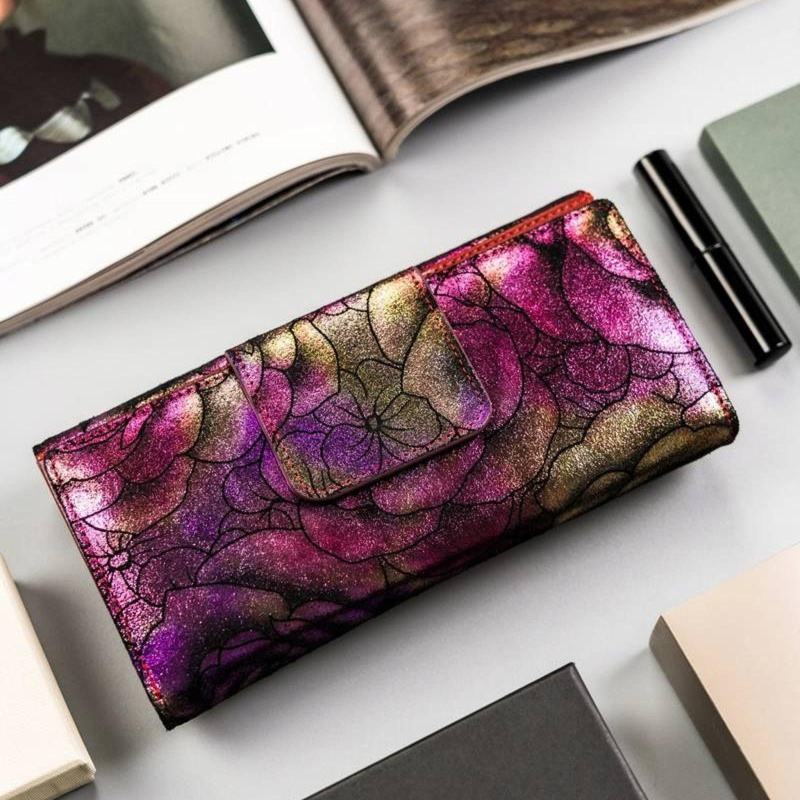 Skórzany damski portfel Peterson PTN 42100-MD