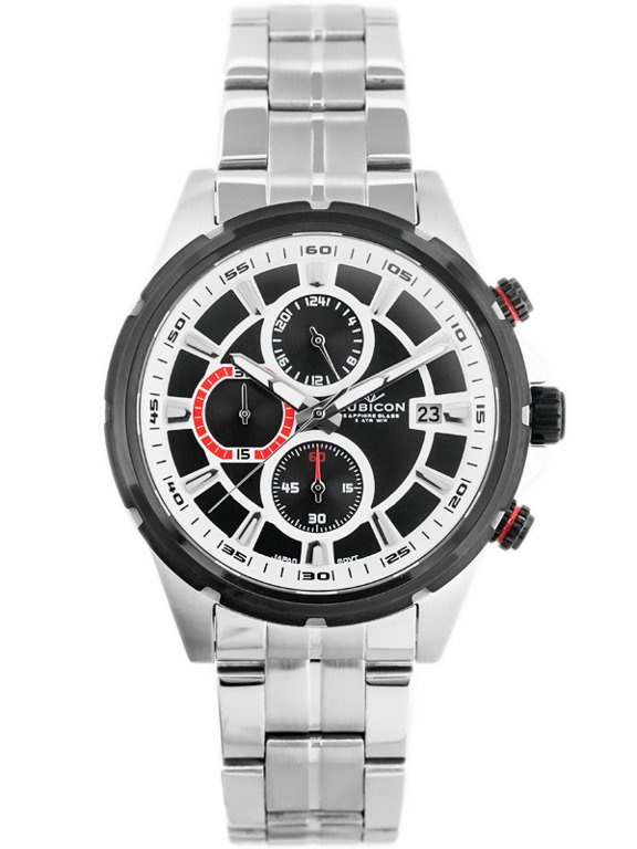 ZEGAREK MĘSKI RUBICON RNDE09 (zr101b) chronograf szafirowe szkło