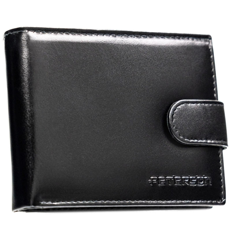 Skórzany męski portfel Peterson PTN N992L-NGV