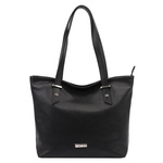 Duża damska shopperbag skórzana z kieszeniami torebka na ramię MiaMore