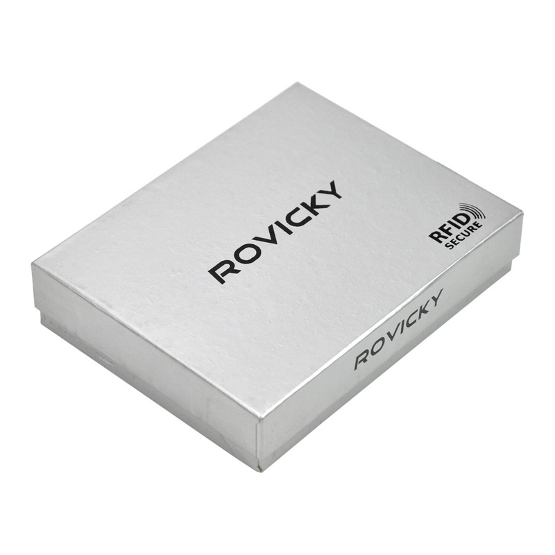 Skórzany męski portfel Rovicky N62-RVT RFID