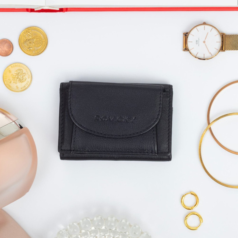 Skórzany męski portfel Rovicky R-21-LFN