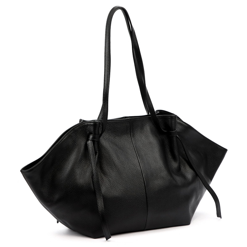 Vera Pelle damska shopperbag skóra naturalna miękka duża torebka na ramię