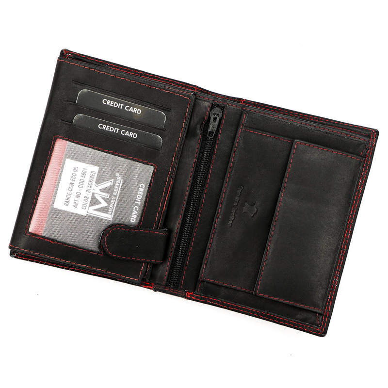 Skórzany męski portfel Money Kepper CDD 5601 BIRD