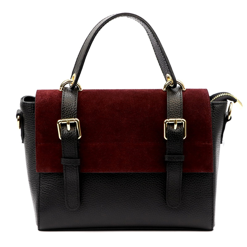 Luka klasyczna damska listonoszka ze skóry naturalnej torebka na ramię