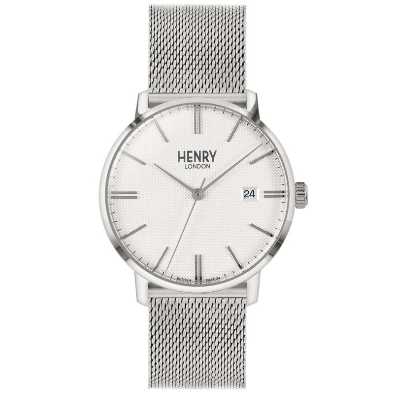 Zegarek HENRY LONDON HL40-M-0373. Kwarcowy, Kolor biały. Kobieta.