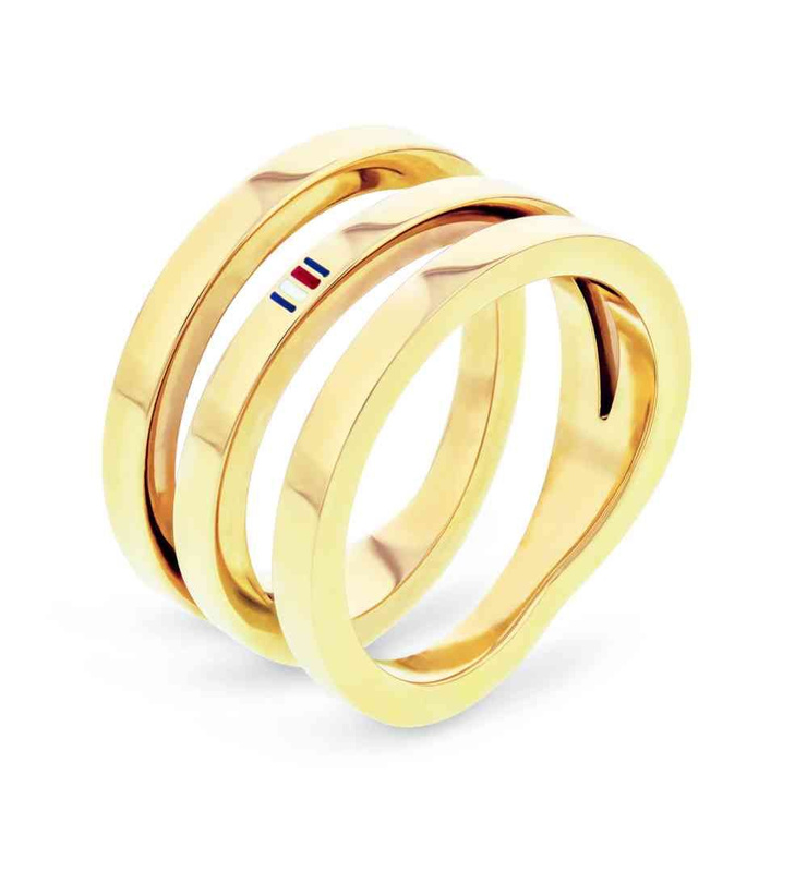 Biżuteria TOMMY HILFIGER 2701100D. Pierścionek, Kolor złoty. Kobieta.