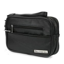 Saszetka męska skórzana do ręki dwukomorowa Beltimore R05