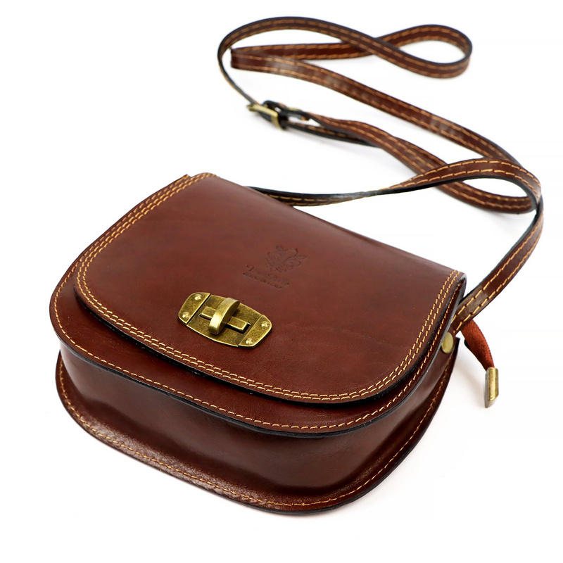 Gregorio Klasyczna damska listonoszka skóra naturalna torebka na ramię