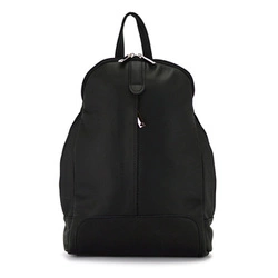 Voyager damski miejski plecak skóra naturalna duży z kieszeniami