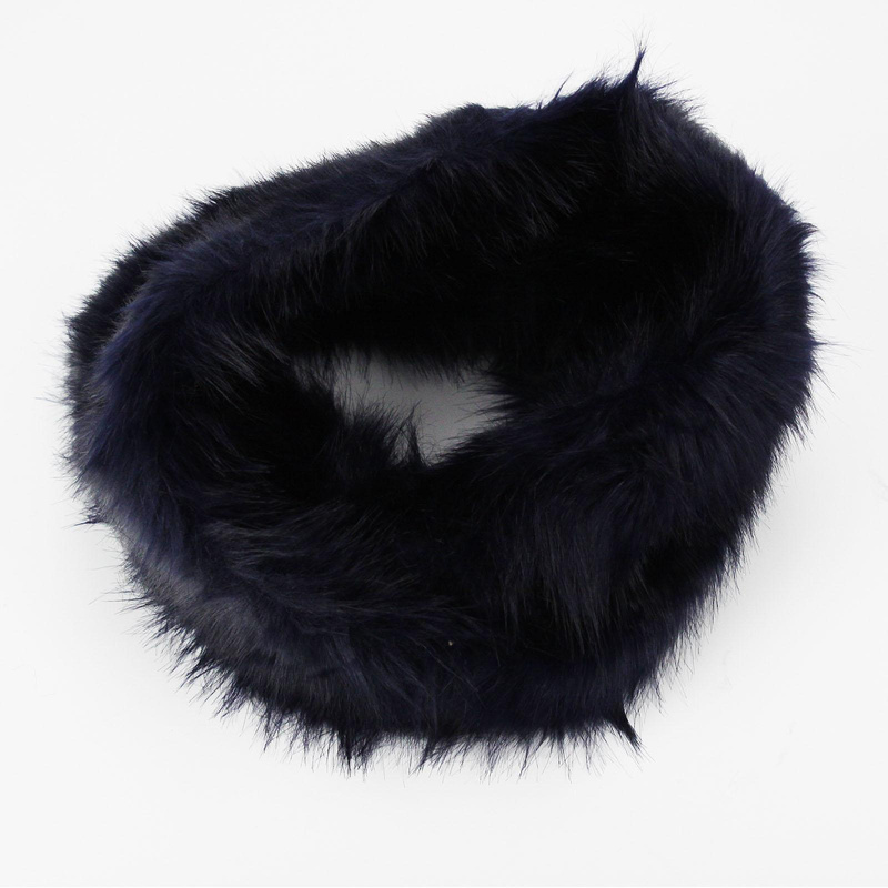 Pierre Cardin futrzana damska zimowa opaska na głowę sztuczne futro