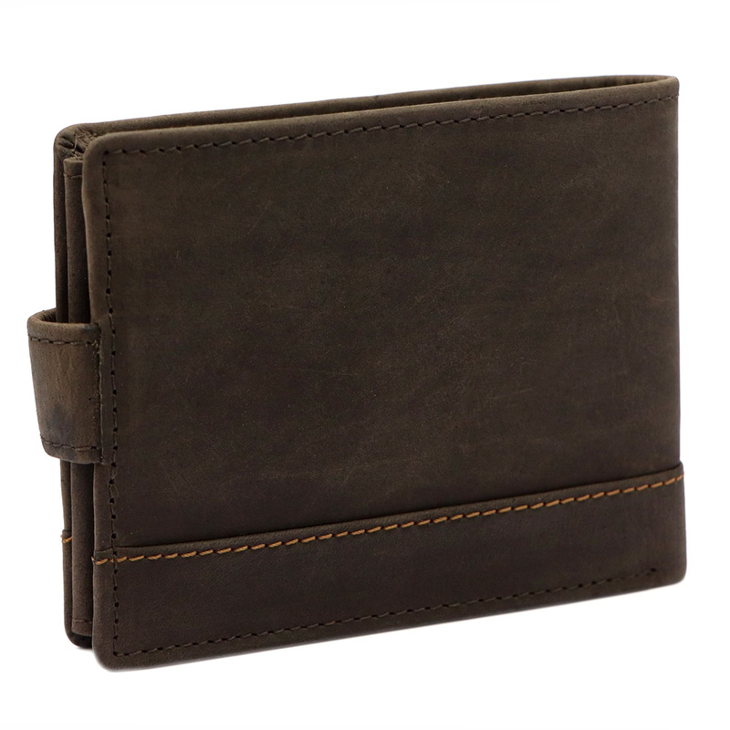 Nordee poziomy portfel skóra naturalna męski rozbudowana portmonetka