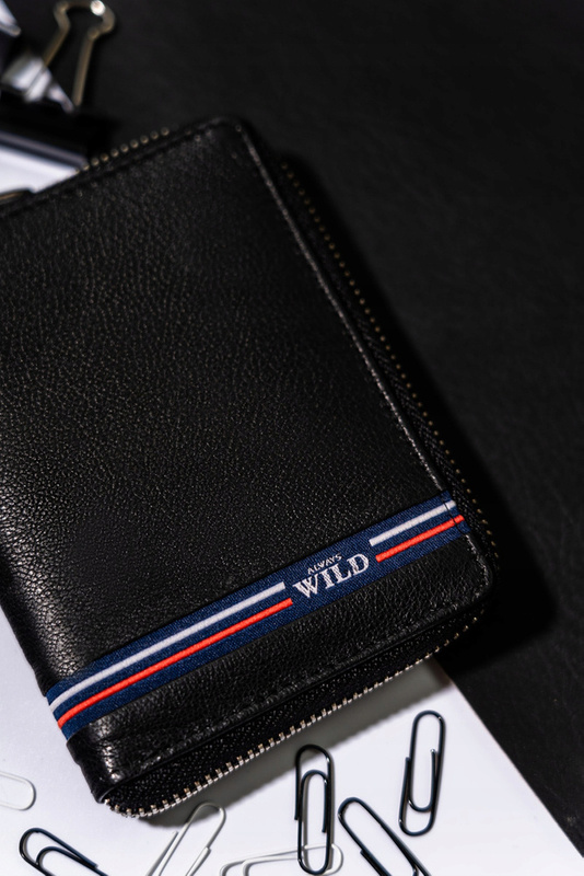 Elegancki męski portfel skórzany RFID Always Wild