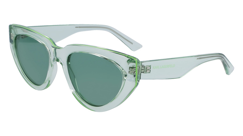 Okulary KARL LAGERFELD KL6100S-300. Okulary przeciwsłoneczne, Kolor zielony. Kobieta.